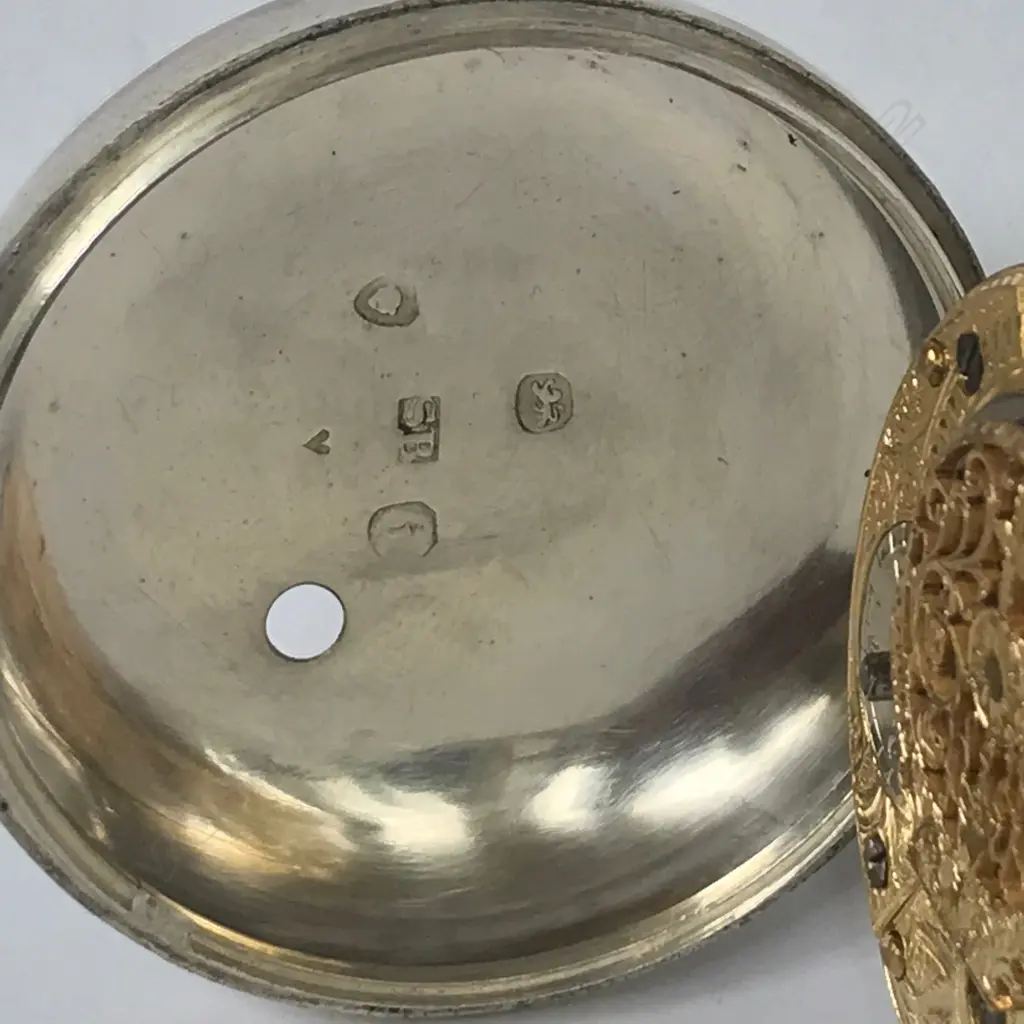 George IV silver pair case pocket watch, Image 1++