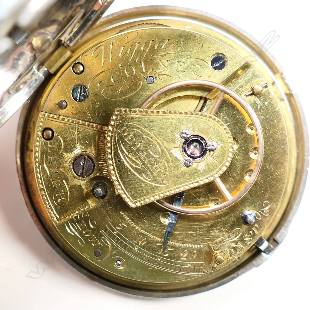 A late Georgian silver pair cased pocket watch, Image 1++