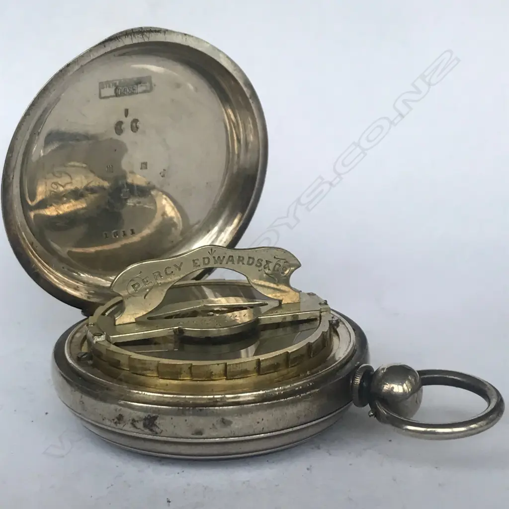 A European 0.935 silver cased open face eight day pocket watch, Image 1++