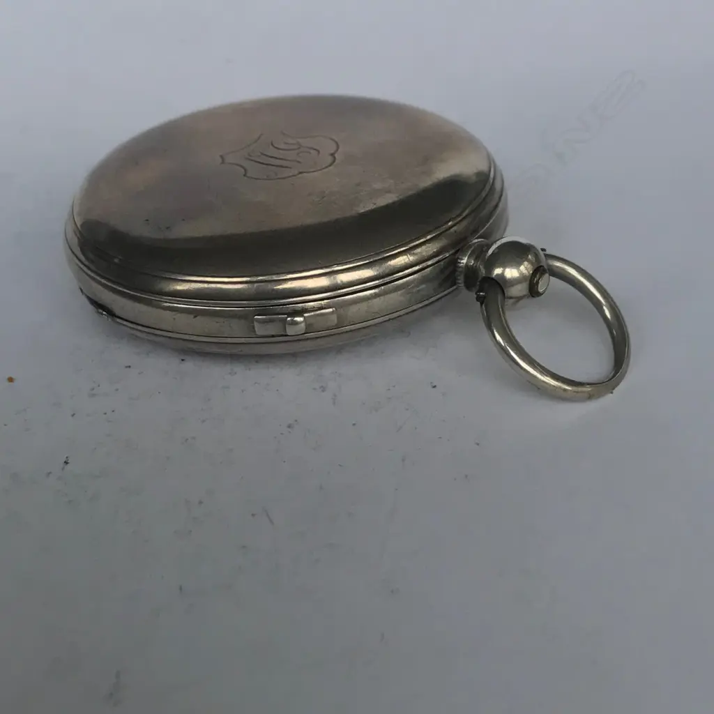 A Swiss hunter pocket watch by Auguste Hugenin - Locle, Image 1++
