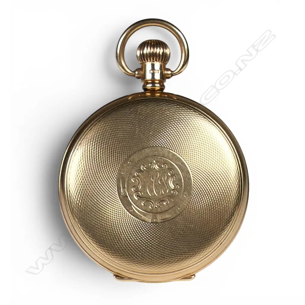 A 1925 9ct Rolex full hunter pocket watch, Image 1++