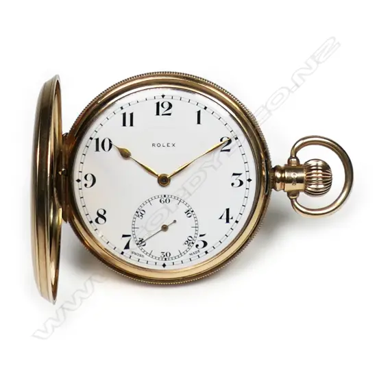 A 1925 9ct Rolex full hunter pocket watch,