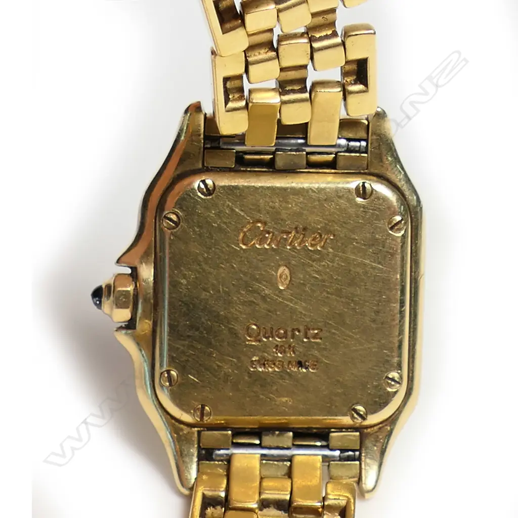 An 18ct gold Cartier Panthère wristwatch, Image 1++
