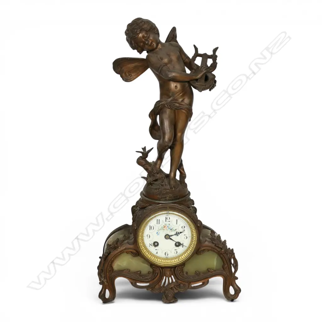 A 19thC French mantel clock, Image 1++