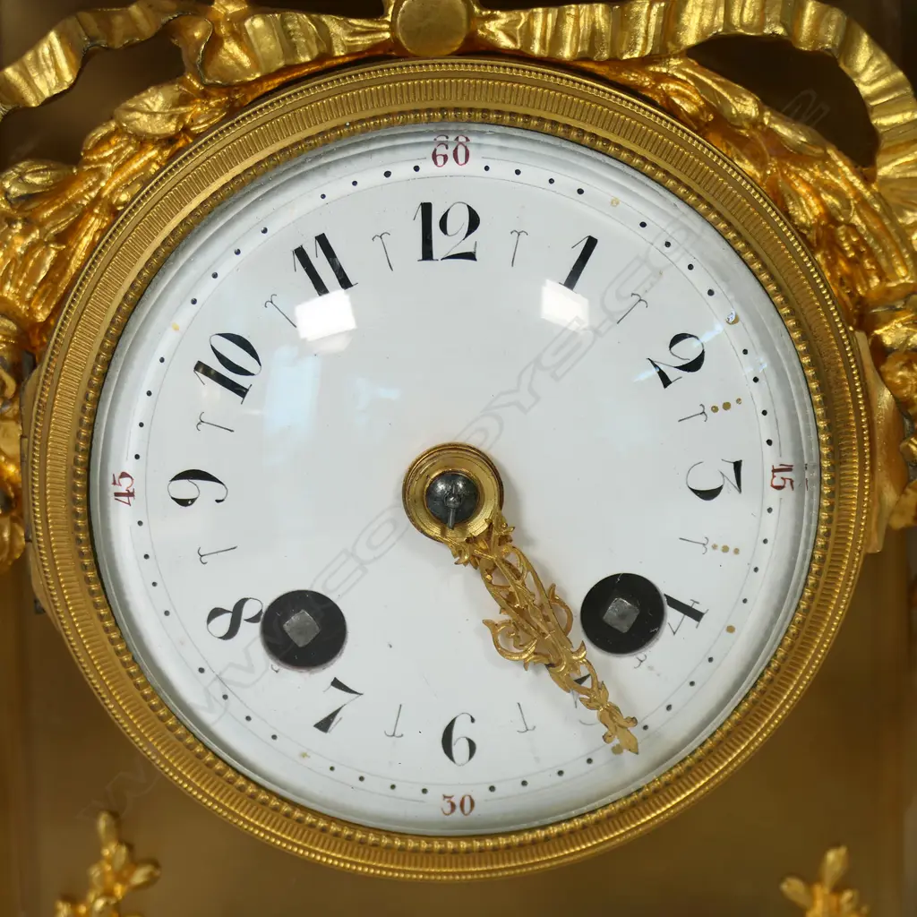 A 19thC French Louis XVI style mantel clock, Image 1++