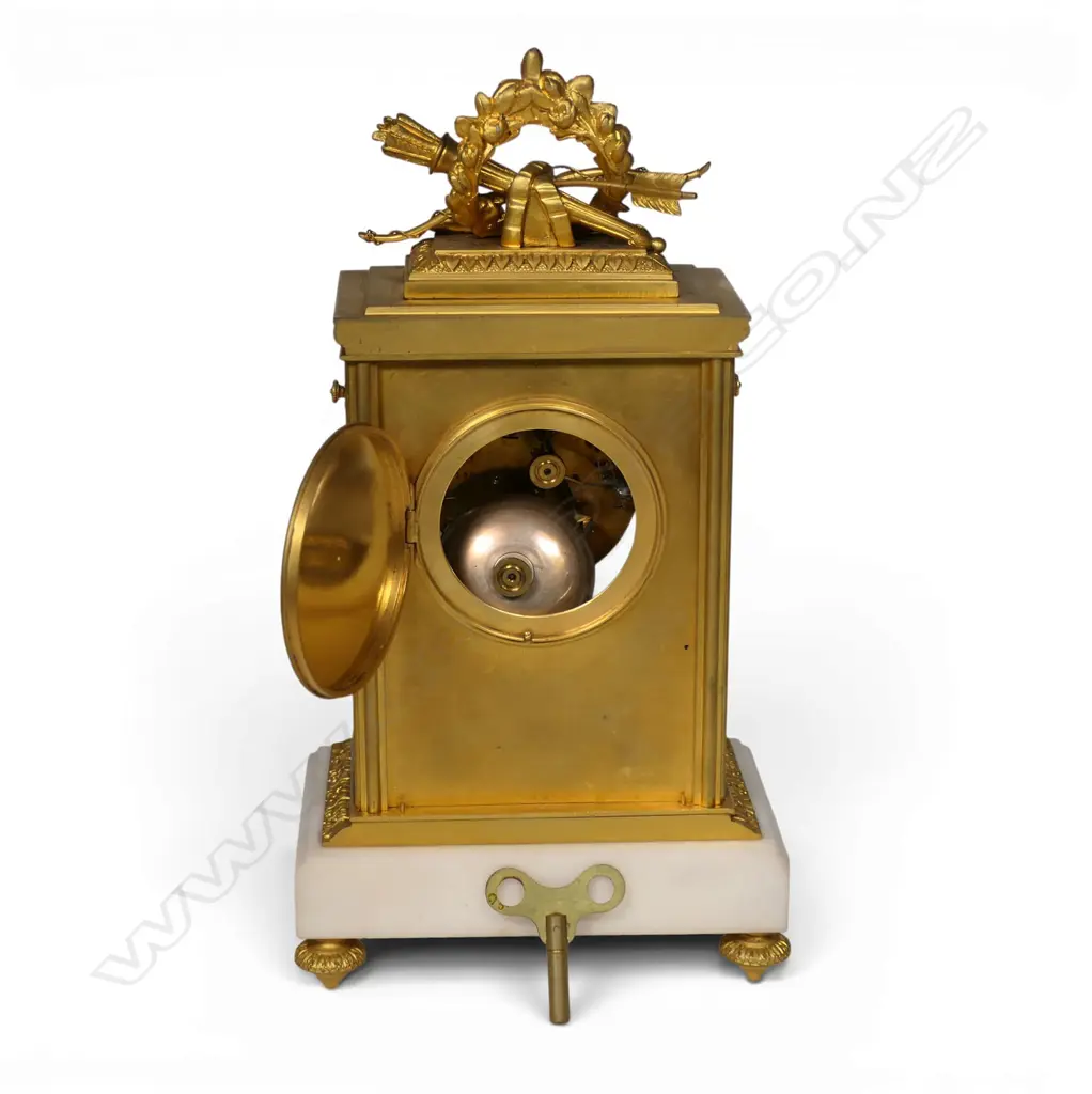 A 19thC French Louis XVI style mantel clock, Image 1++