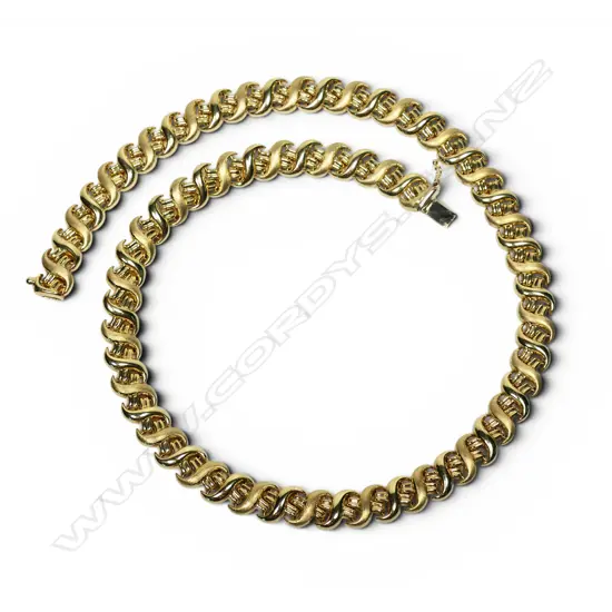 A H. Stern vintage 18ct yellow gold necklace,