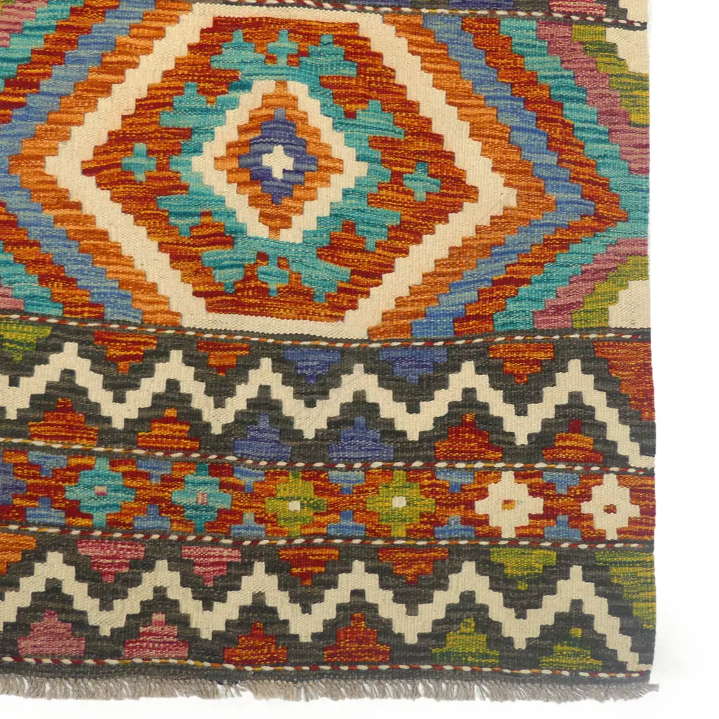 A hand woven Kilim runner, Image 1++