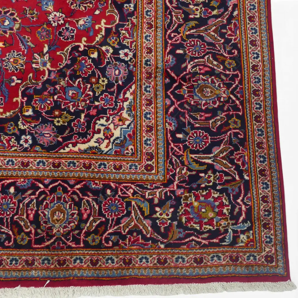 A fine hand-knotted Kashan carpet, Image 1++
