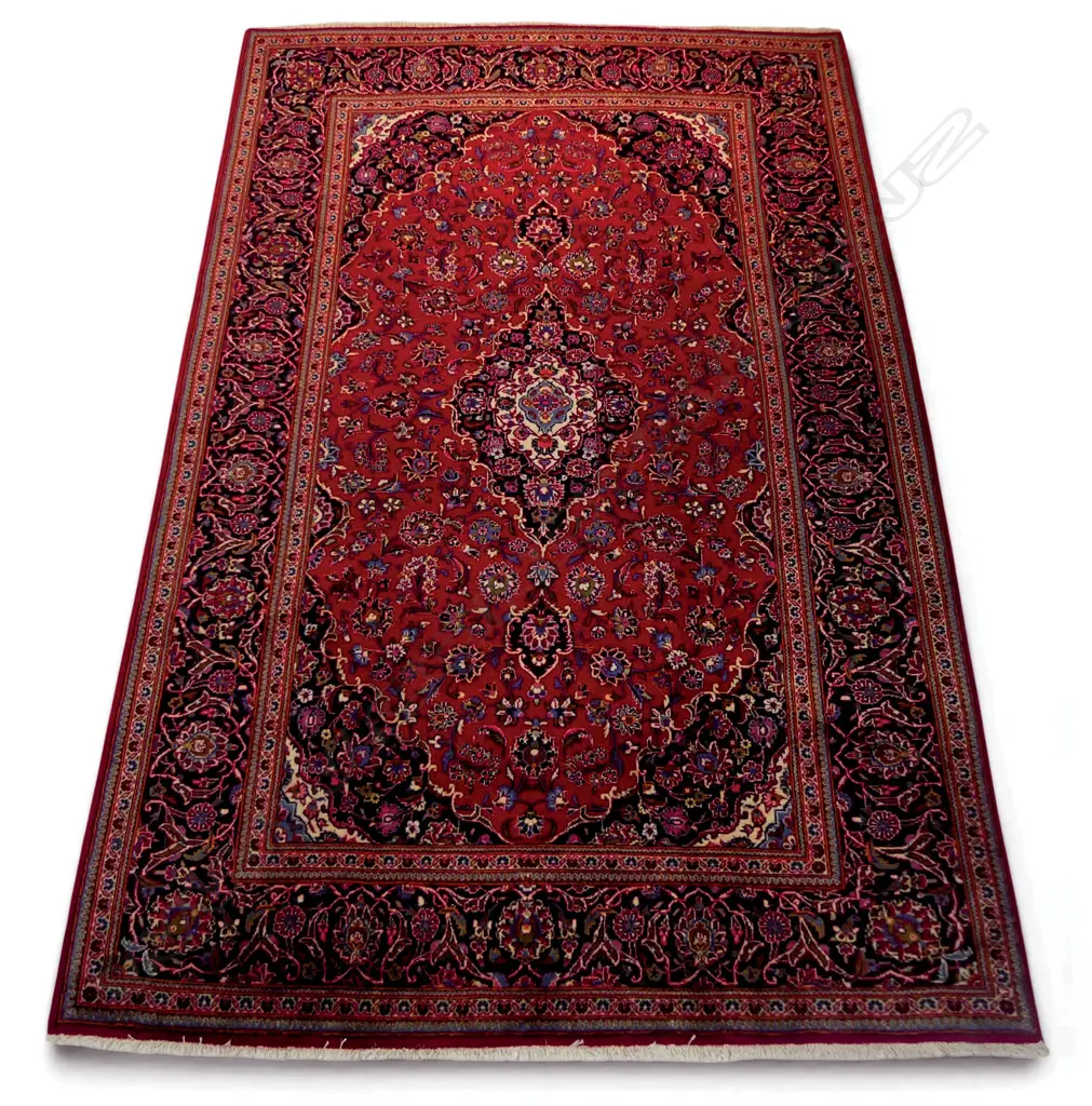 A fine hand-knotted Kashan carpet, Image 1++