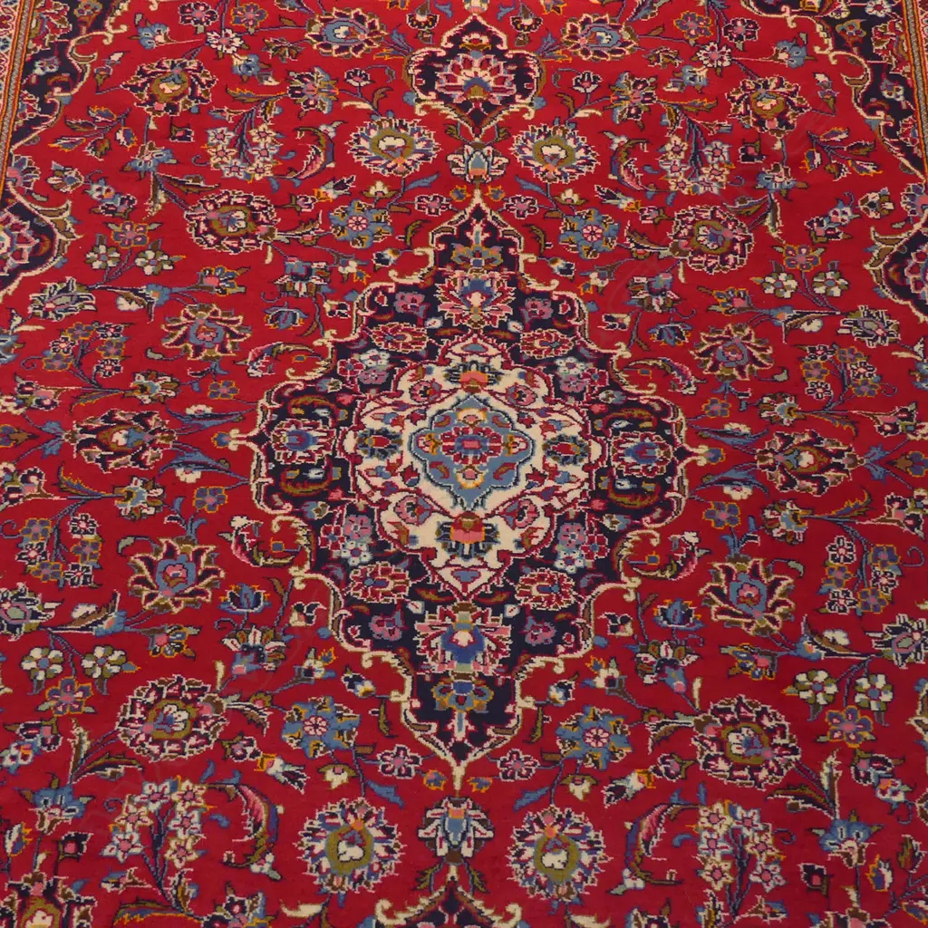 A fine hand-knotted Kashan carpet, Image 1++