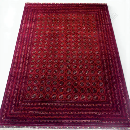 A quality hand-knotted Khuja Roshnai carpet,