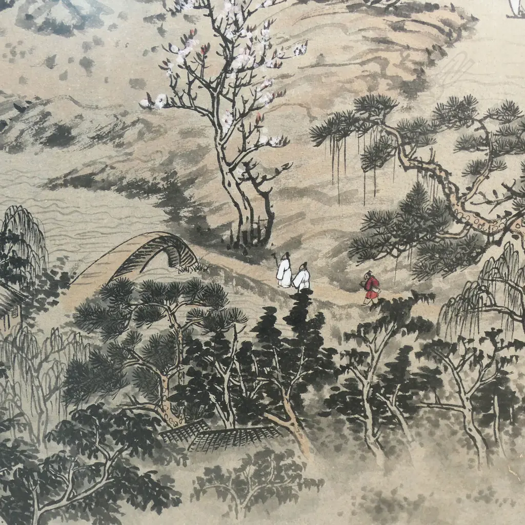 A set of four Chinese painted panels, Image 1++