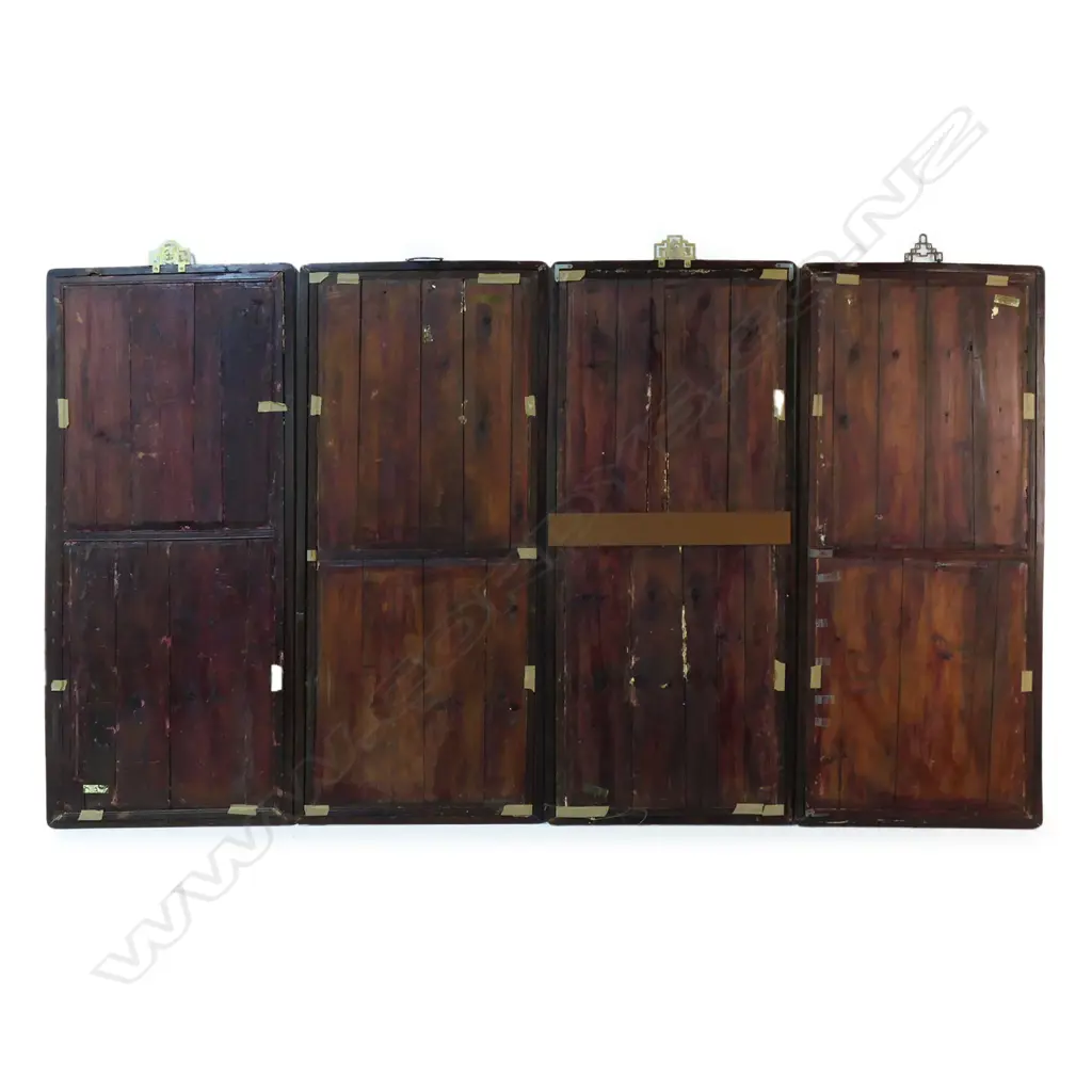 A set of four Chinese painted panels, Image 1++
