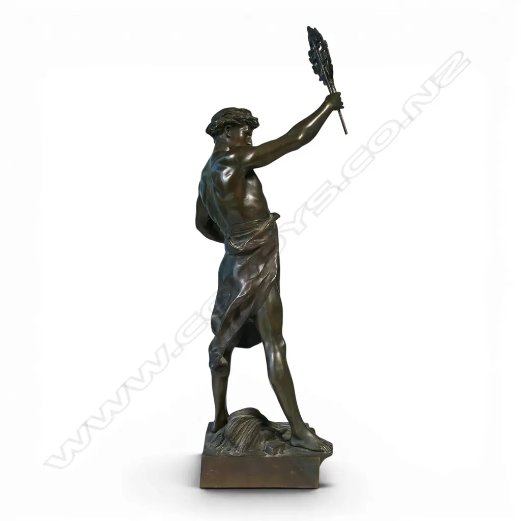 A bronze sculpture entitled ‘Per Laborem’, Image 1++