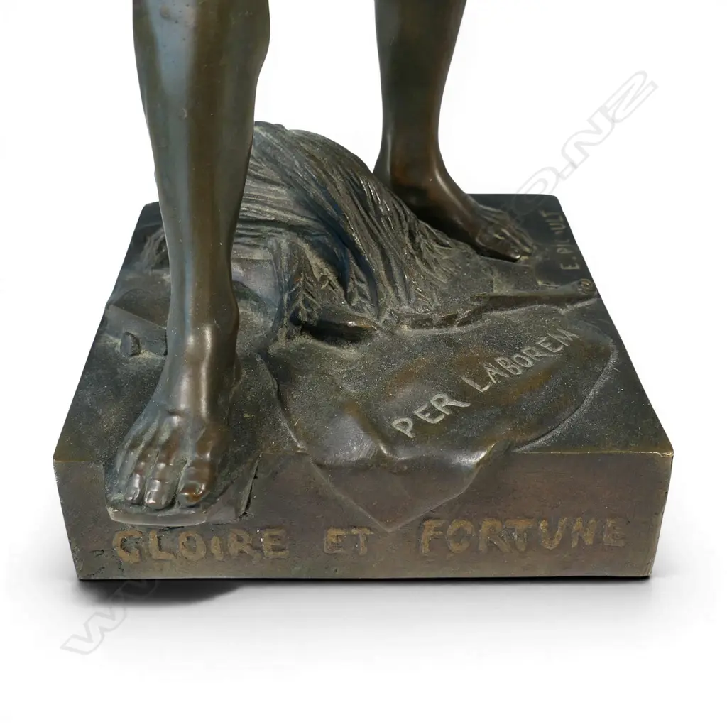 A bronze sculpture entitled ‘Per Laborem’, Image 1++