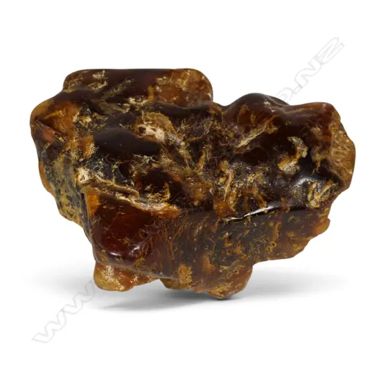 A natural kauri gum boulder,