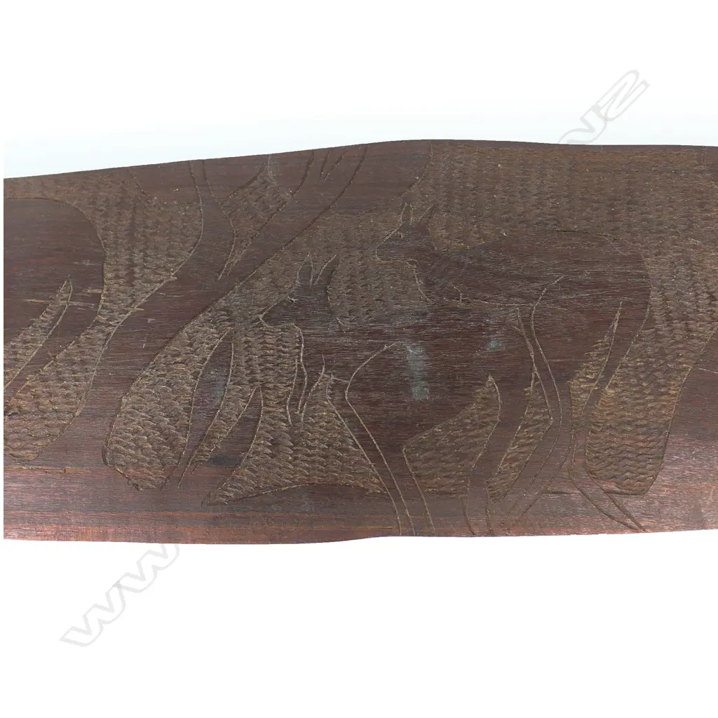 A vintage aboriginal Wunda carved mulga wood shield, Image 1++