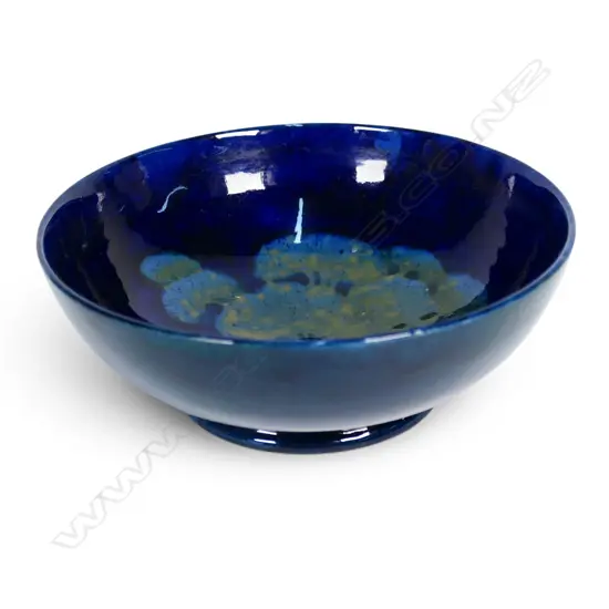 A c.1925 William Moorcroft ‘Moonlit Blue' pattern bowl,
