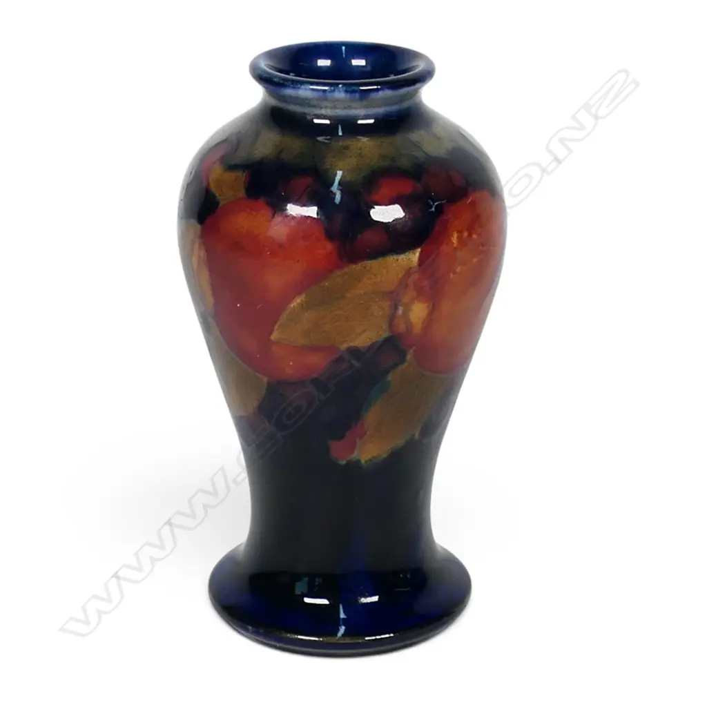 A small Moorcroft Pomegranate baluster vase, Image 1++