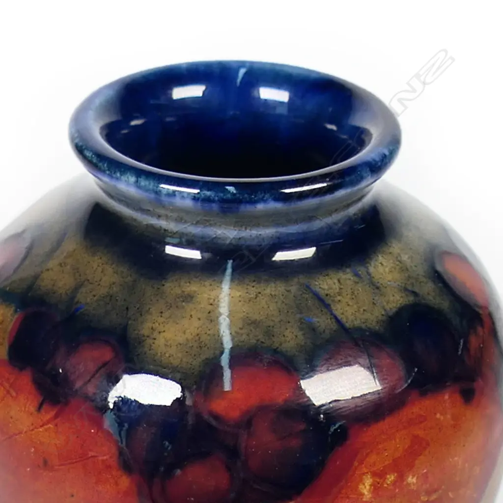 A small Moorcroft Pomegranate baluster vase, Image 1++