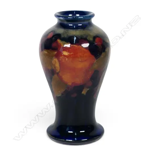 A small Moorcroft Pomegranate baluster vase,