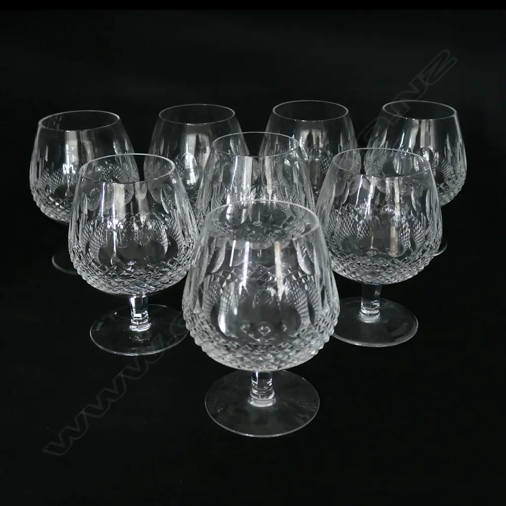 A set of eight Waterford crystal brandy balloons, Image 1++