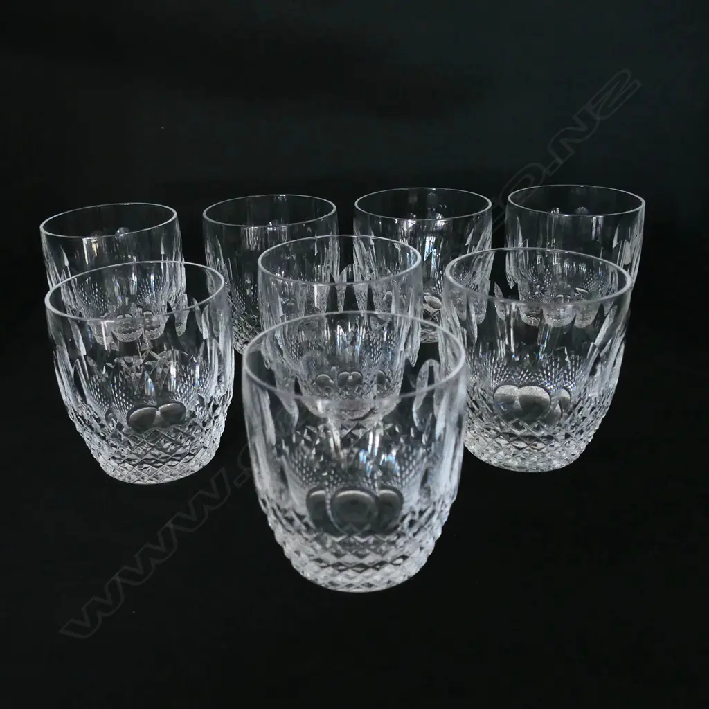 A set of eight Waterford crystal tumblers, Image 1++