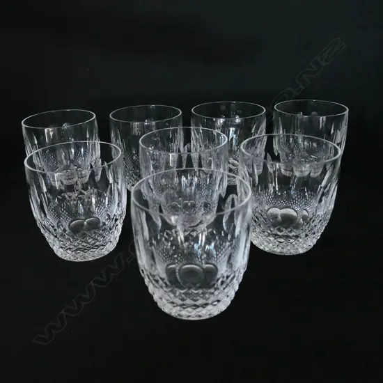 A set of eight Waterford crystal tumblers,
