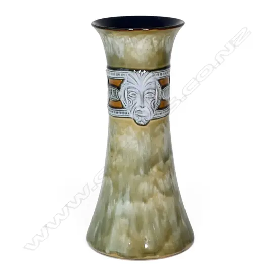 A Royal Doulton 'Māori Art' stoneware vase,