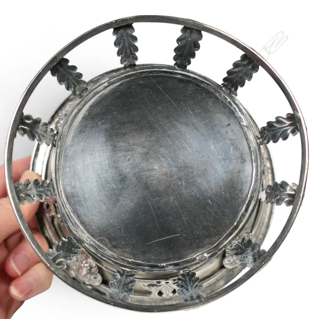 A 19thC Continental silver basket, Image 1++