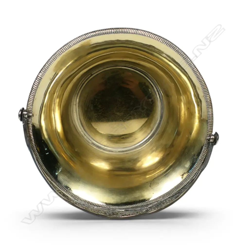 A 19thC Continental silver basket, Image 1++