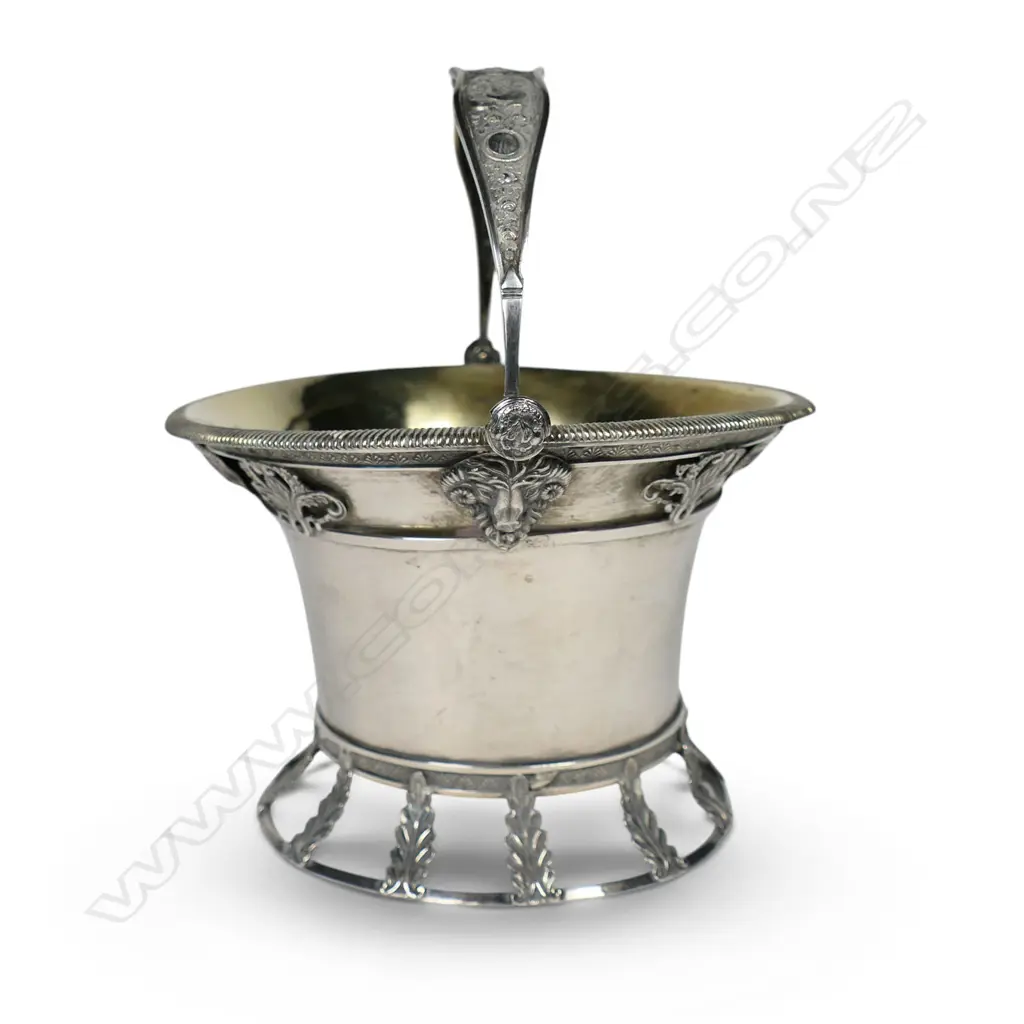 A 19thC Continental silver basket, Image 1++