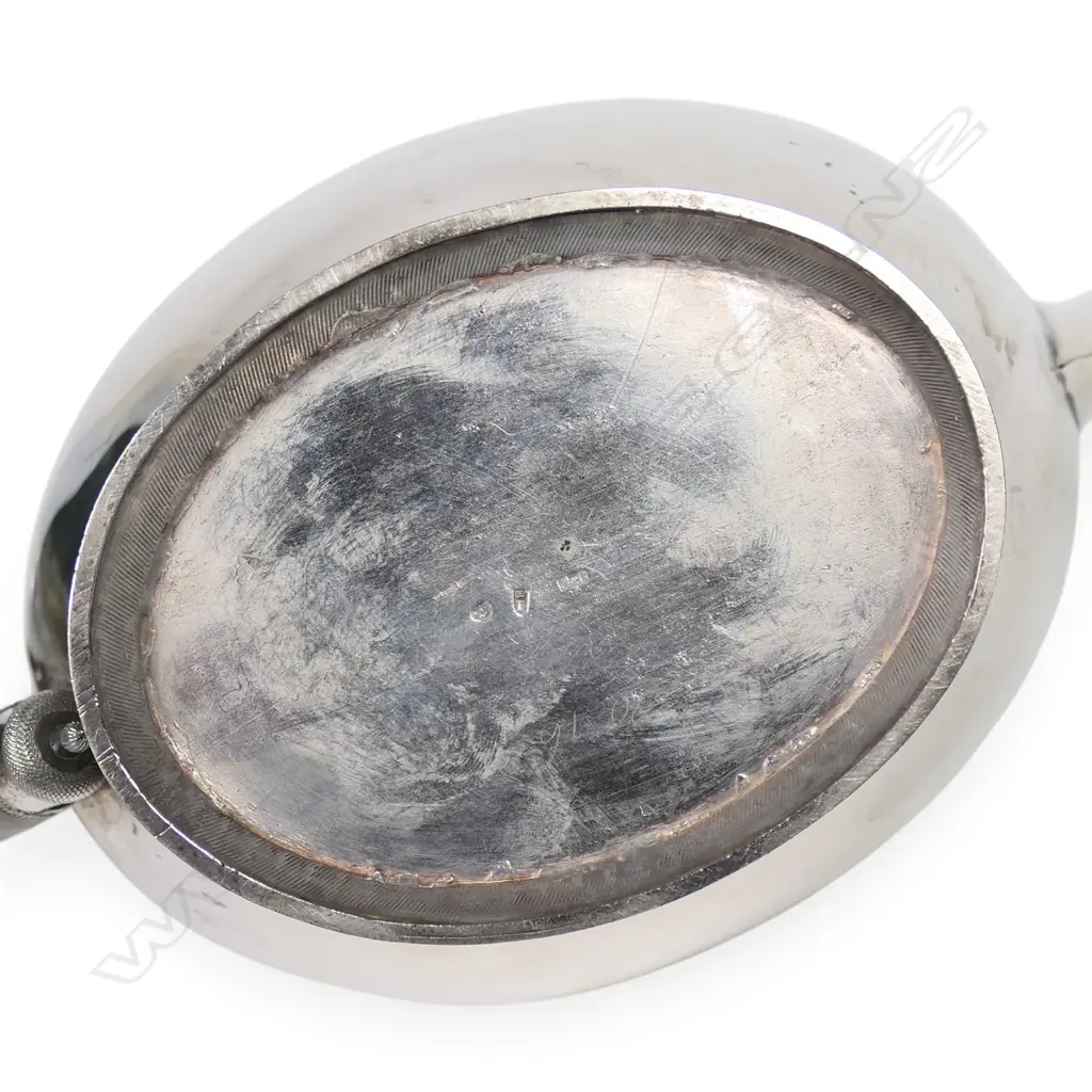 A 19thC Austro-Hungarian .800 standard silver teapot, Image 1++