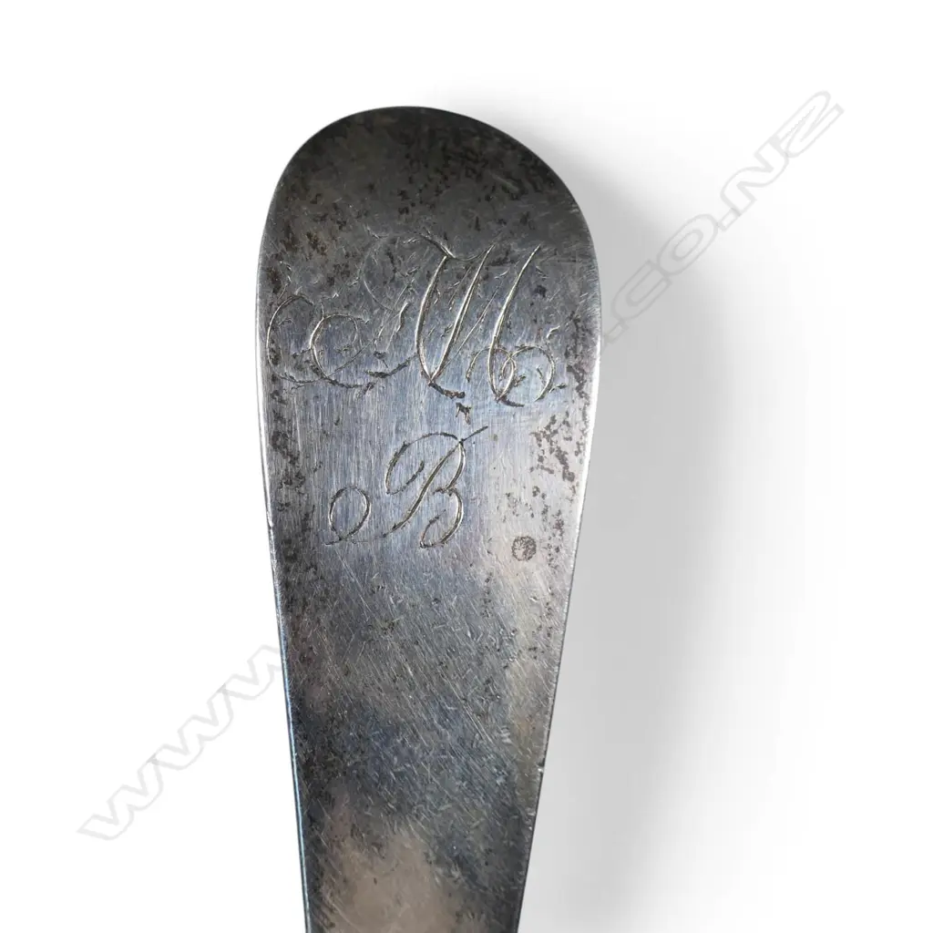 An early George III silver soup ladle, Image 1++