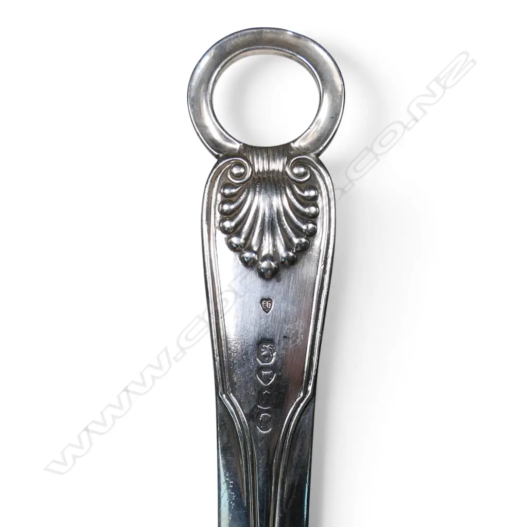 A Victorian silver quality large meat skewer, Image 1++