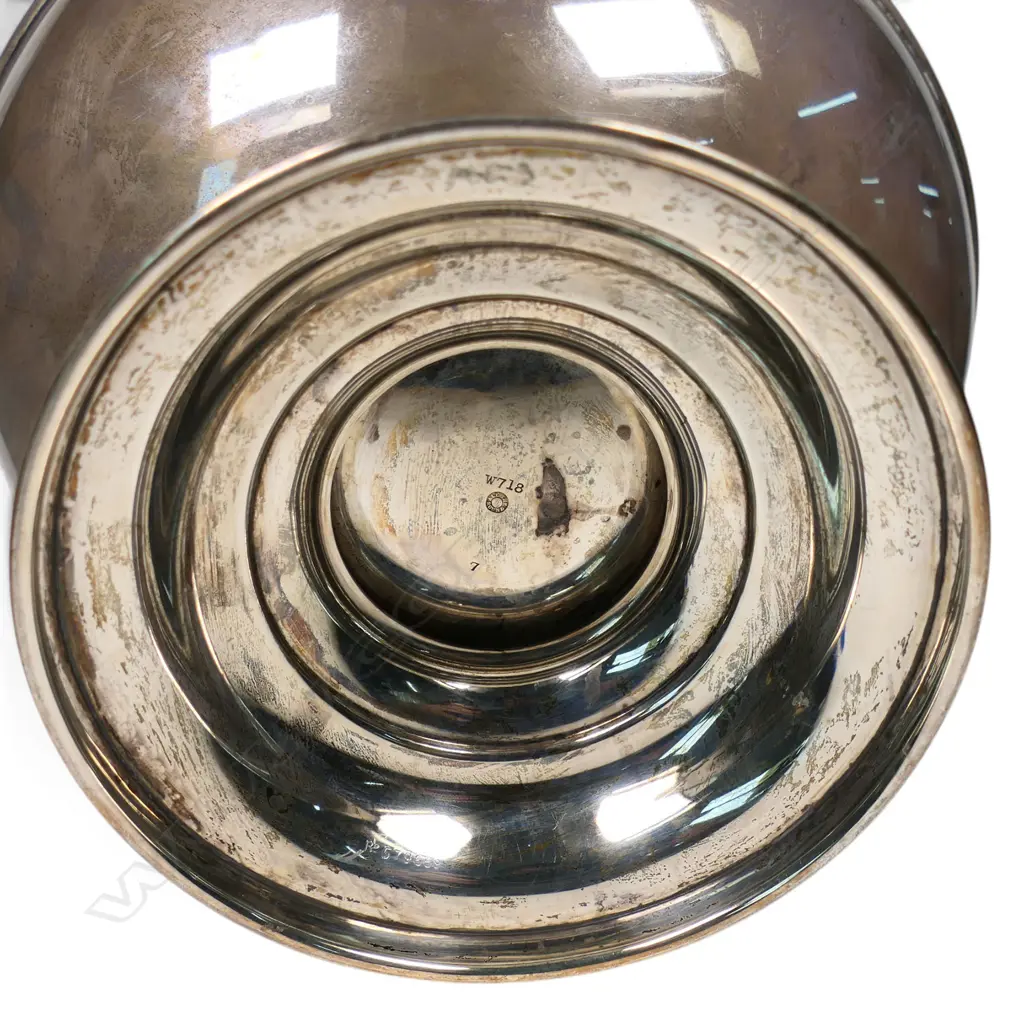 An early 1900s large silver bowl, Image 1++