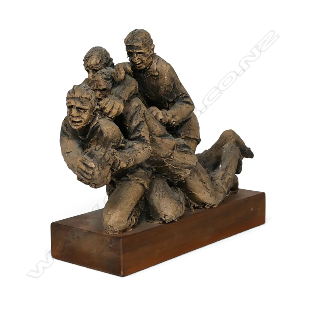 Ken Kendall (1928-2012) Untitled (Rugby Players), Image 1++