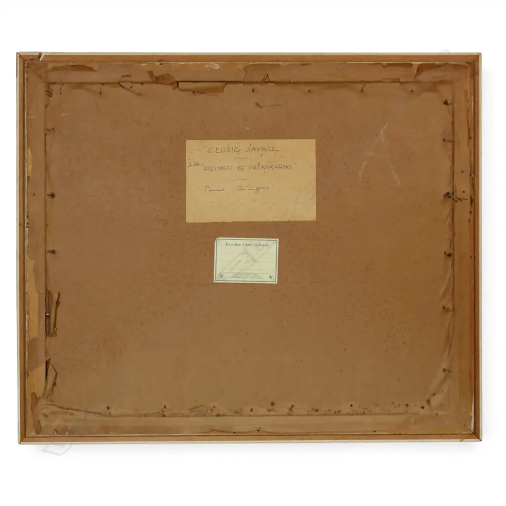 Cedric Savage (NZ 1901-1961) Raumati to Paekakariki, Image 1++