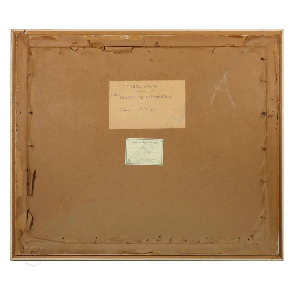 Cedric Savage (NZ 1901-1961) Raumati to Paekakariki, Image 1++