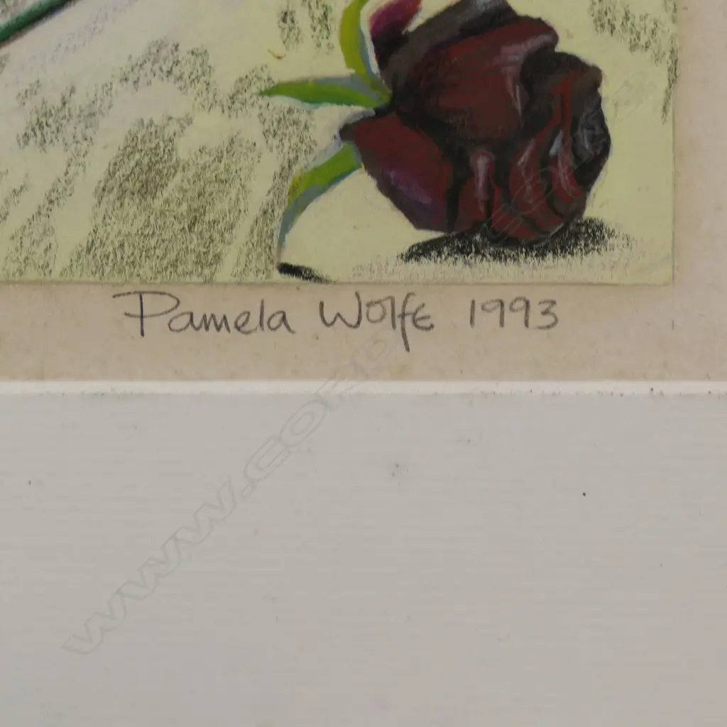 Pamela Wolfe (NZ 1950-) 'Birthday Roses', Image 1++