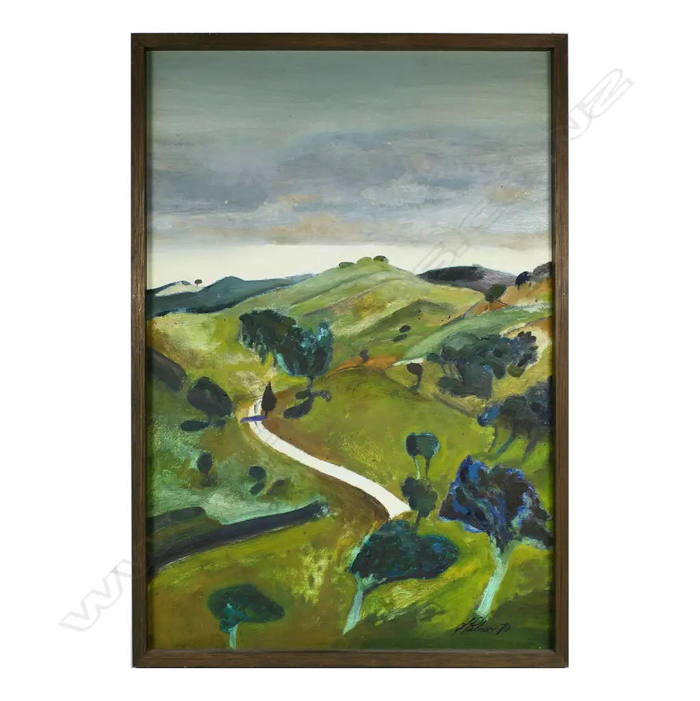 Stanley Palmer (NZ 1936-) Untitled (Landscape), Image 1++