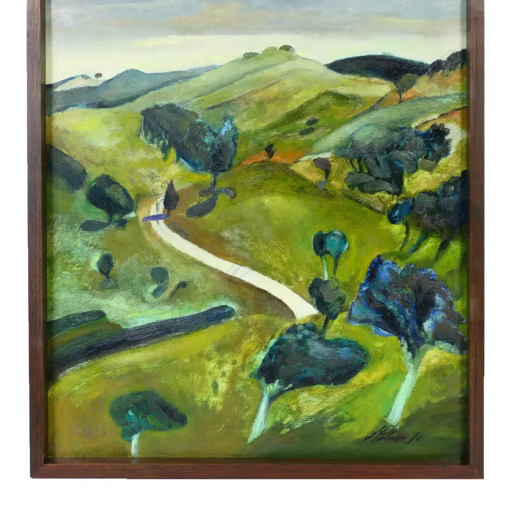 Stanley Palmer (NZ 1936-) 'The Road to Hungary Creek Road', Image 1++