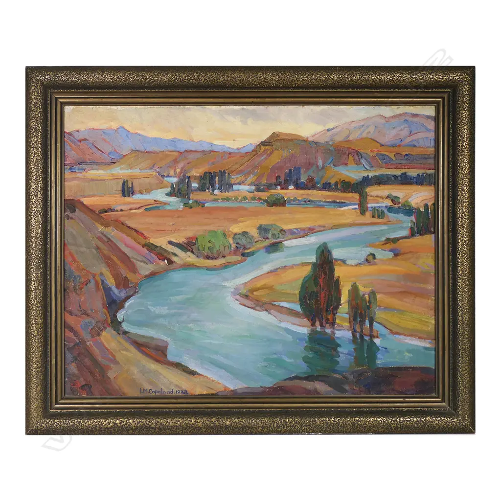 Ivy Copeland (NZ 1888-1961) 'Where the Clutha flows down to the sea', Image 1++