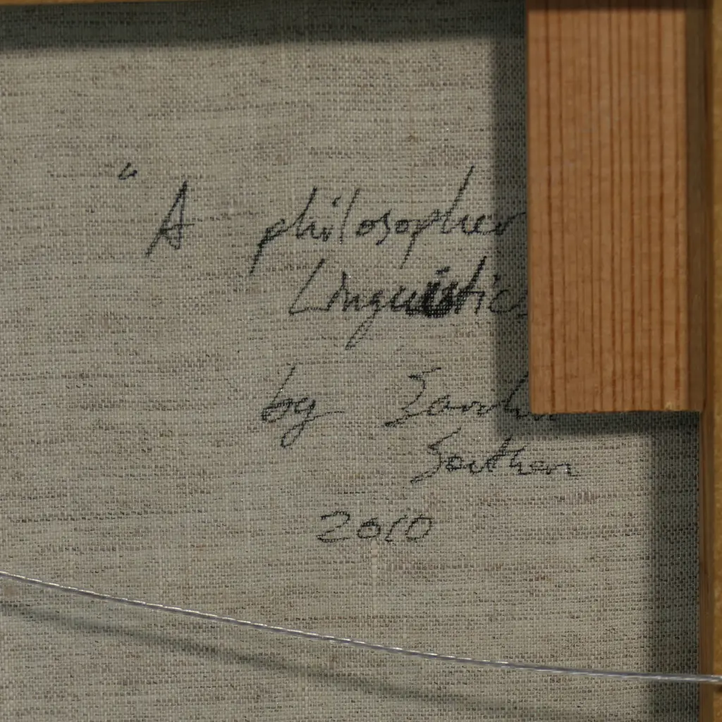 Zarahn Southon (NZ 1975-) 'A Philosopher of Linguistics' Image 1++