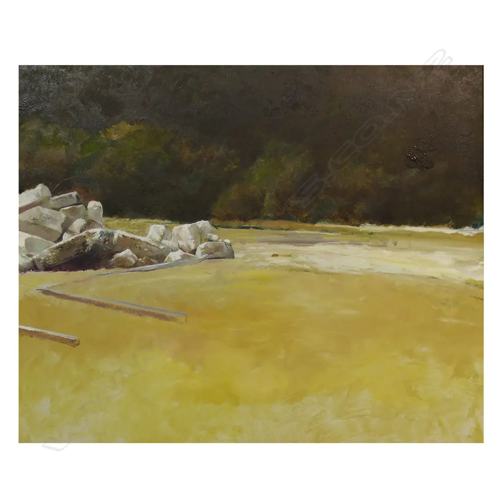 Bryan Westwood (Australian 1930-2000) 'Sketch for Centennial Park Image 1++
