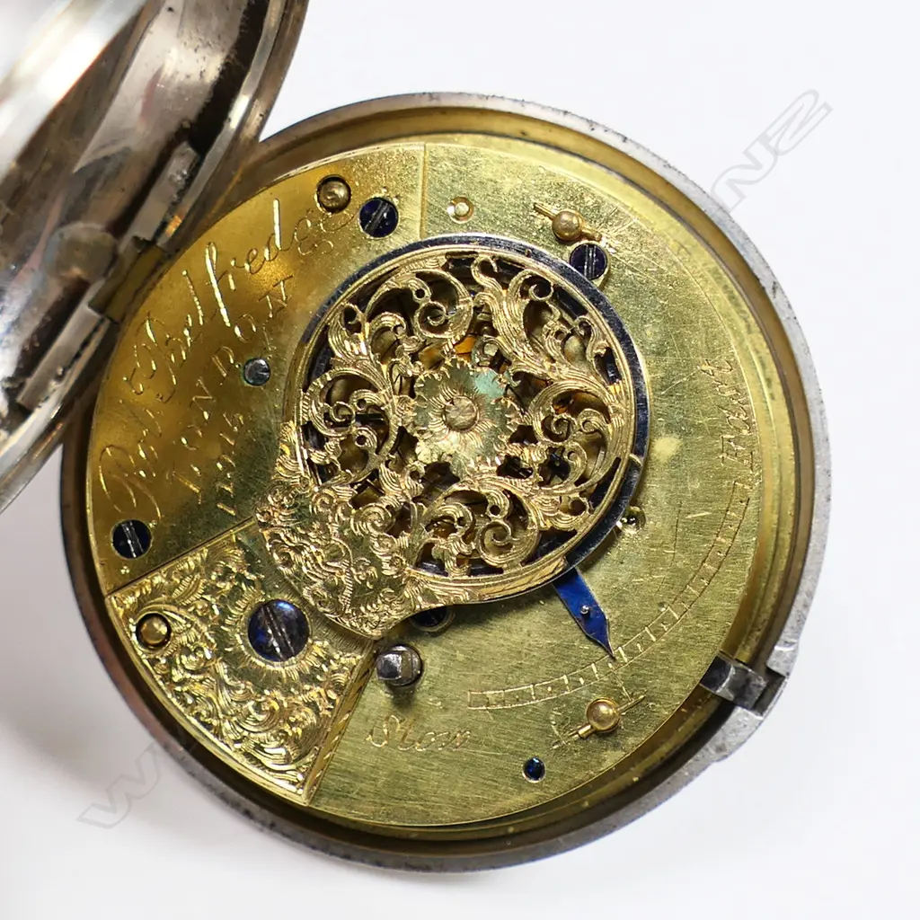 A George IV Robert Belfredge of London pair cased silver pocket watch, Image 1++