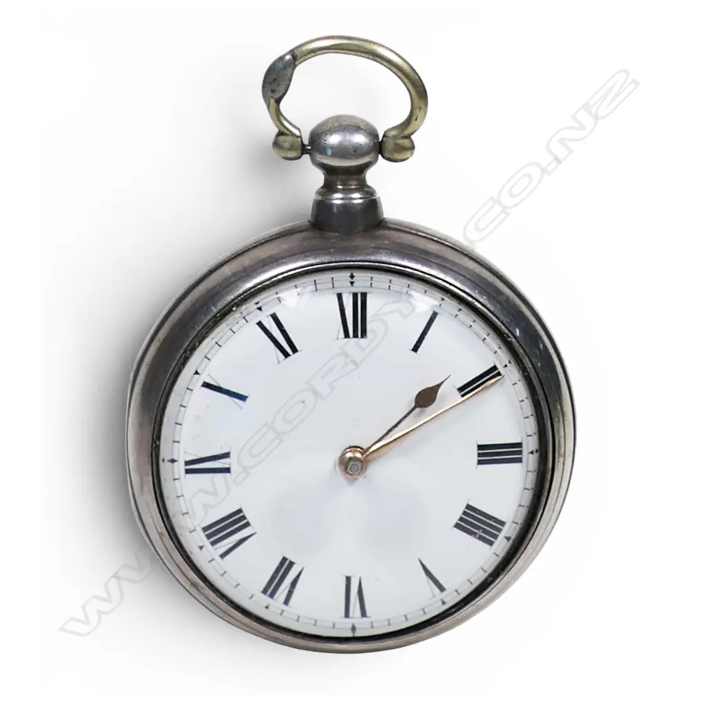 A George IV Robert Belfredge of London pair cased silver pocket watch, Image 1++