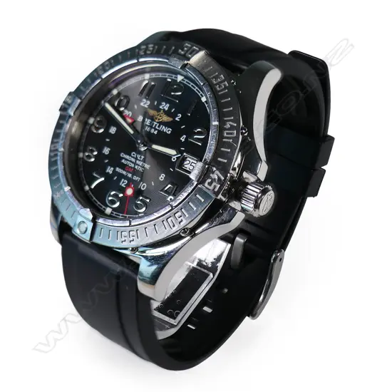 A Breitling Colt GMT (Ref. A32350) stainless steel gent's wristwatch,
