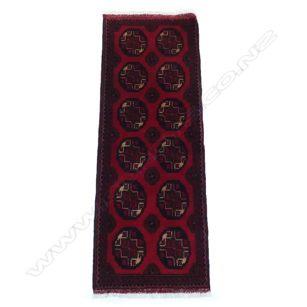 A small hand-knotted Andkoy runner, Image 1++